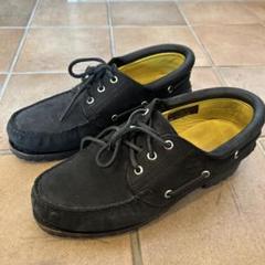 最終値下げTimberland ブラックデッキシューズovy 26