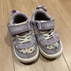 branshes 花柄スニーカー 紫