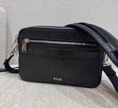 Dior サファリオブリークレザーショルダーバッグ メンズ