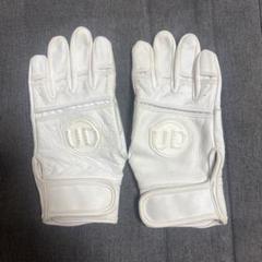 UD バッティング用手袋 ホワイト 野球 Sサイズ高校野球対応