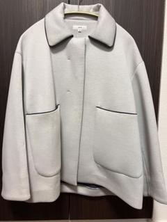 美品 ヨリ　yori ミックスツイードジャケット ネイビー　フリーサイズ 美品 ヨリ yori ミックスツイードジャケット ネイビー フリーサイズ