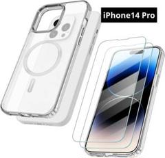 iPhone14 Pro ケース クリアスフィルム*2枚 ブラック