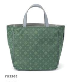 【美品】russetラシットエブリデイトートバッグ ナイロンジャガードモノグラム