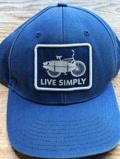 パタゴニアキャップLIVE SIMPLY キャップ 青