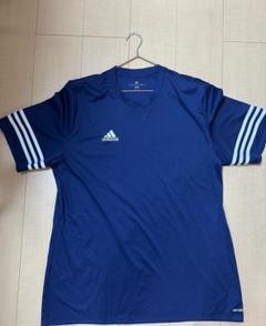 【即購入/値下げ交渉可】 adidas ネイビー ストライプ袖 Tシャツ