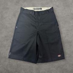 Dickies ショートパンツ 黒リメイクseedless ワイドルーズフィット
