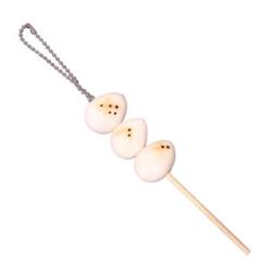 ⭐️早い者勝ち⭐️ 食品サンプル うずらの卵 キーホルダー ストラップ かわいい3連