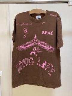 BOOTY ブーティー 2PAC THUG LIFE Tシャツ M ブラウンのサムネイル