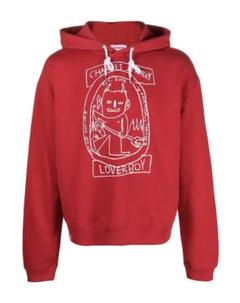 Charles Jeffrey Loverboy パーカー フーディー レッド系 トップス