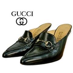 GUCCI グッチ パンプス ブラック 黒 24.5