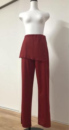 社交ダンス　パンツ　赤