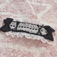 ヘッドドレス 白黒