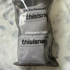 新品 thisisneverthat 靴下2pack Mサイズ 韓国 白