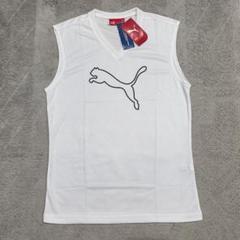 【未使用】PUMA　プーマ　ノースリーブ　プラクティス　L　ホワイト　インナー
