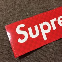 Supreme 2007 チェック柄 Box Logo Sticker