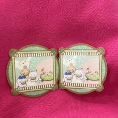 ちいかわ キラキラダイカットステッカー グミ　ハチワレ　うさぎ　メロン　2枚