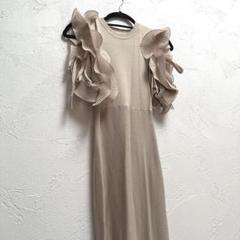 royalparty ラッフルスリーブマーメイドワンピース