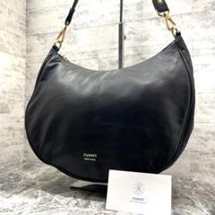 極美品✨ ラシット ワンショルダーバッグ 2way レザー ブラック 25年製 極美品✨ ラシット ワンショルダーバッグ 2way レザー ブラック