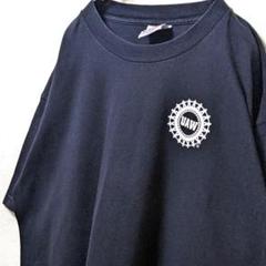 USA製 ベイサイド UAW ロゴ Tシャツ ブラック 黒 L 古着