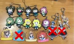 バトルガールハイスクール ラバーストラップ アクリルキーホルダーまとめ売り
