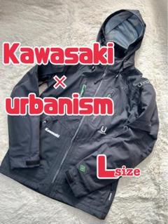 Kawasaki×urbanism ライディングジャケット Kawasaki urbanism バイク ライディングジャケット Lウェア