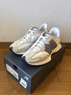 New Balance MS 327 WE ホワイト/グレー 26cm