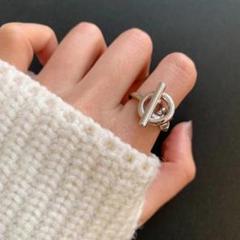 シルバーリング　チェーン　レディース　指輪　アクセサリー　リング　アクセント