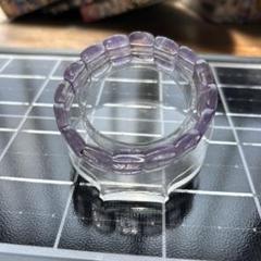 アメジスト ビーズ ブレスレット フリーサイズ