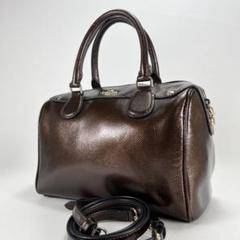 COACH 2way ハンドバッグ ブラウン系