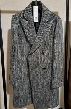 【定価13万】　極美品　エポカウォモ　ツイードダブルチェスターコート 定価13万】 極美品 エポカウォモ ツイードダブルチェスター
