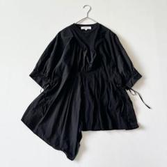 23ss✨エンフォルド【38】ドレープフレアブラウス パルスリーブ リボン 23ss✨エンフォルド【38】ドレープフレアブラウス パルスリーブ