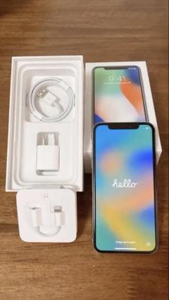 iPhoneX シルバー 64GB sim フリー