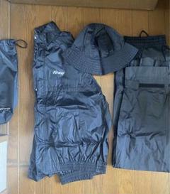 Fitway ブラック レインウェア Lサイズ 上下セット