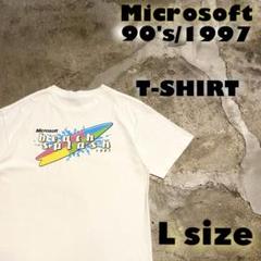 90's/1997 Microsoft マイクロソフト シングルステッチTシャツ
