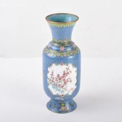 中国　古七宝琺瑯彩　花山水文瓶　 D　R4101 m94912124874_1.jpg?1639100653