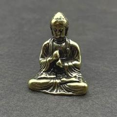 真鍮 置物 アンティーク ヴィンテージ ハンドメイド 大仏 仏様 仏25