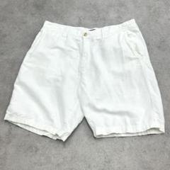 ノーティカ リネン混 ハーフパンツ ショートパンツ 無地 古着