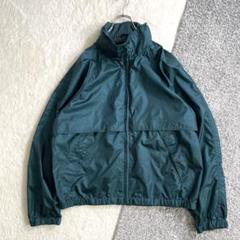 Eddie Bauer ナイロンジャケット XLダークグリーン エディーバウアー アノラックナイロンジャケット M 黒タグ 80s