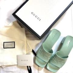【極美品】GUCCI グッチ 22.5 ミュール サンダル キャンバス GG サンダル サンダル キャンバス ベージュ グッチ – RECLO