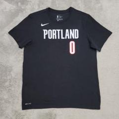 NIKE　ナイキ　NBA　Blazers　0番　リラード　Tシャツ　L　ブラック