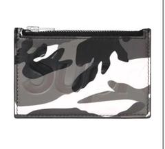 Supreme Leather Zip Card Holder Camo