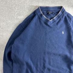 ポロスポーツ polo sport ワッフルセーター ロンT ネイビー M