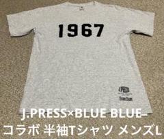 J.PRESS×BLUE BLUE ダブルネームコラボ 半袖Tシャツ メンズL
