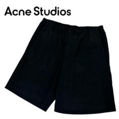 【高級モヘア混】Acne Studios ショートパンツ ブラック 46のサムネイル