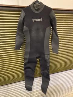 セミドライスーツ　ウェットスーツSUSSEXグレー/ブラック格安中古品　メンズ