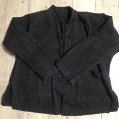 ヂェン先生の日常着 Vネックチャイナジャケット ネイビー ヂェン先生の日常着｜V ネックチャイナジャケット ネイビー