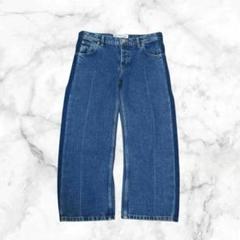 【美品】BALENCIAGA　ロカビリー デニムパンツ　クロップド　大きいサイズ 美品】BALENCIAGA ロカビリー デニムパンツ クロップド 大きい