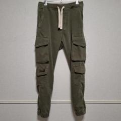 ZARA 24SS マルチポケットワイドカーゴデニム ZARA ユーティリティ カーゴデニムパンツ ブラック 29｜Yahoo