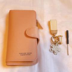 残1✨レディース　ウォレット　財布　ピンク　小銭入れ　カード入れ　キーホルダー付