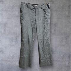 C213ELLE paris グレー フレアスラックスパンツ　L